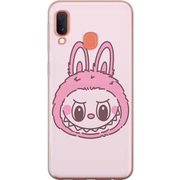 Samsung Galaxy A20e Läpinäkyvä kuori Labubu Eläinradan Bunny-versio