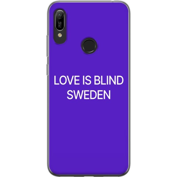 Huawei Y6 (2019) Gennemsigtig cover Kærlighed er blind