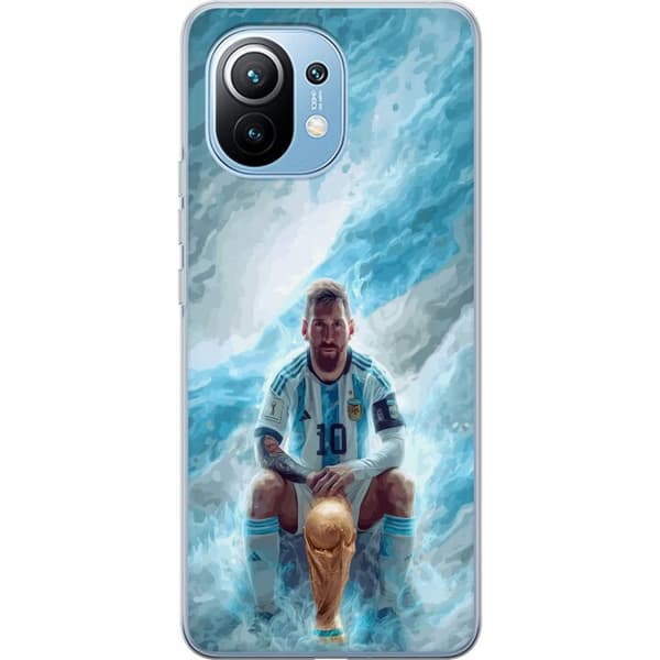 Kompatibelt Mobildeksel til Xiaomi Mi 11 Lionel Messi Världsmästare blå