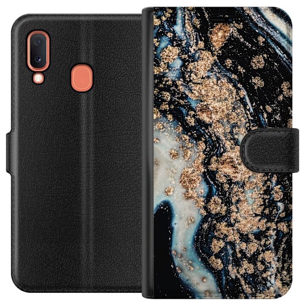 Samsung Galaxy A20e Tegnebogsetui Jet