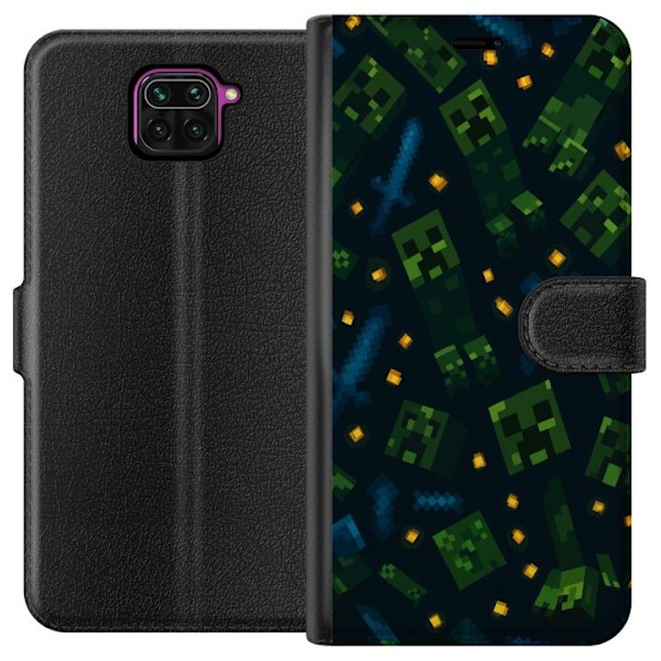 Xiaomi Redmi Note 9 Tegnebogsetui Minecraft Dungeons Mob