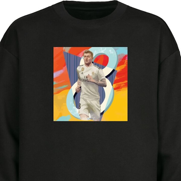 Sweatshirt for Voksen | Klassisk Collegegenser Toni Kroos svart XXL