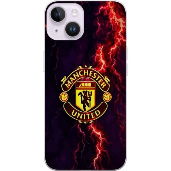 Apple iPhone 15 Plus Gennemsigtig cover Manchester United
