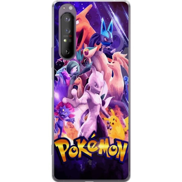 Sony Xperia 1 II Genomskinligt Skal Pokemon