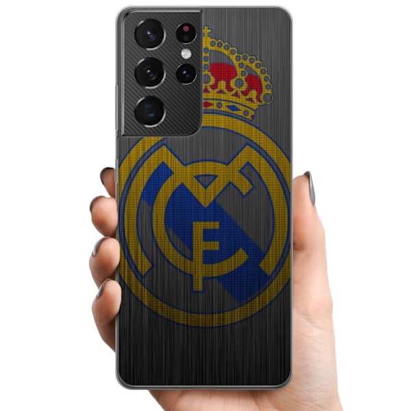 Samsung Galaxy S21 Ultra 5G TPU Matkapuhelimen kuori Real Madrid CF