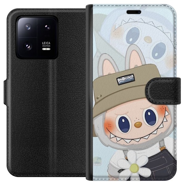 Xiaomi 13 Pro Lommeboketui Labubu med hatt - Pop Mart-figur Mr
