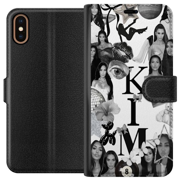 Apple iPhone X Plånboksfodral Kim Kardashian – Aesthetic Lo
