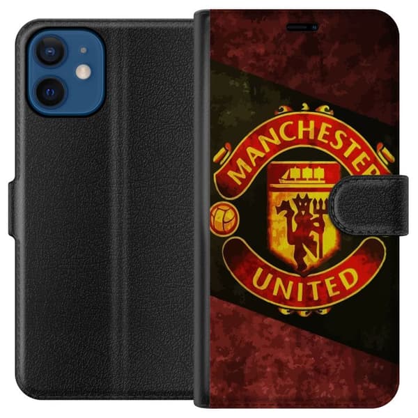 Kompatibelt Plånboksfodral till Apple iPhone 12 mini Manchester United