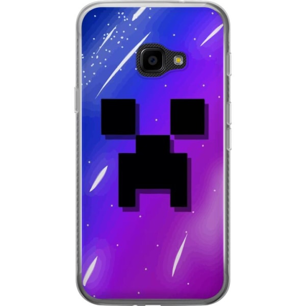 Samsung Galaxy Xcover 4 Läpinäkyvä kuori Minecraft