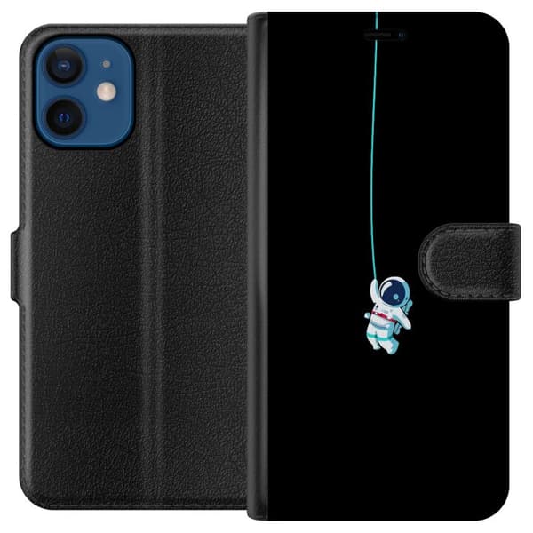 Kompatibelt Plånboksfodral till Apple iPhone 12 Astronaut
