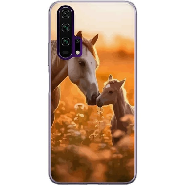 Honor 20 Pro  Läpinäkyvä kuori Hevoset