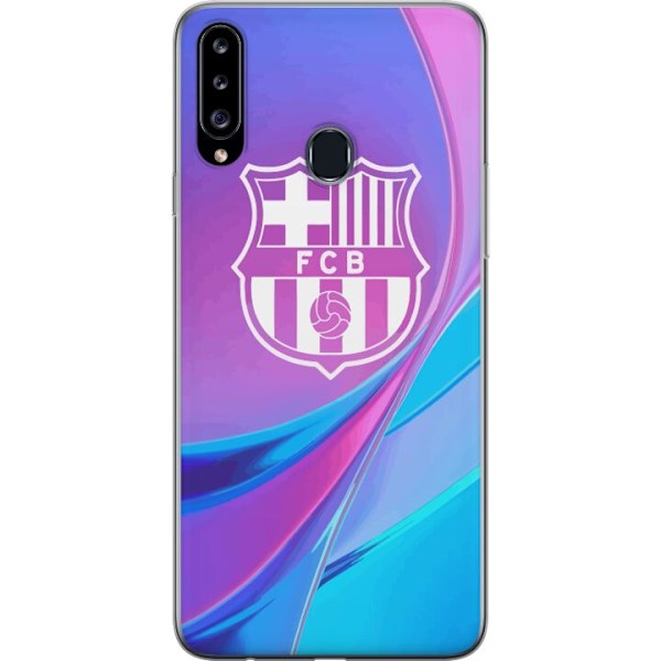 Samsung Galaxy A20s Gennemsigtig cover FC Barcelona