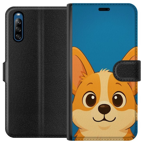 Sony Xperia L4 Plånboksfodral Hello Corgi