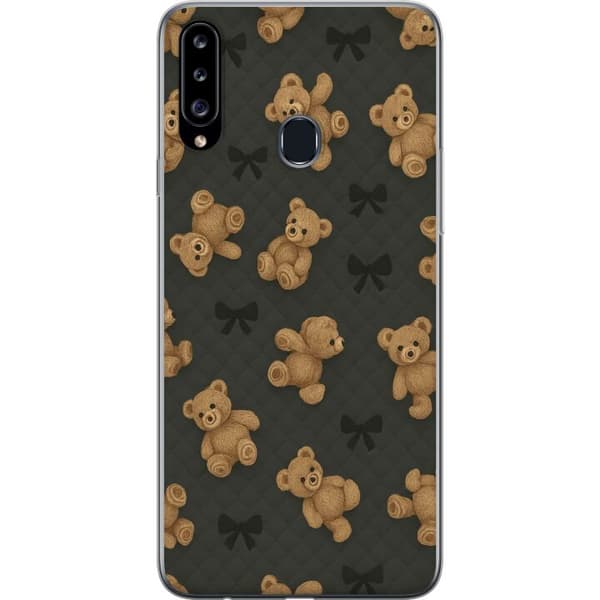 Kompatibelt Mobildeksel til Samsung Galaxy A20s Teddy Klemmer