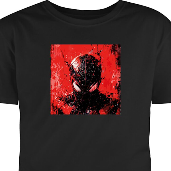 Barn-T-shirt | Bekväm T-shirt för Barn Spider Man svart 3-4 År