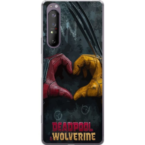 Sony Xperia 1 II Läpinäkyvä kuori Wolverine Deadpool