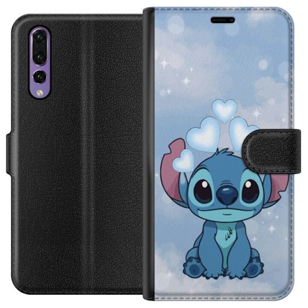 Huawei P20 Pro Lompakkokotelo Stitch Hyppäävä Ilo - Hauska