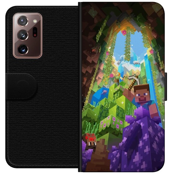 Samsung Galaxy Note20 Ultra Lompakkokotelo Minecraft