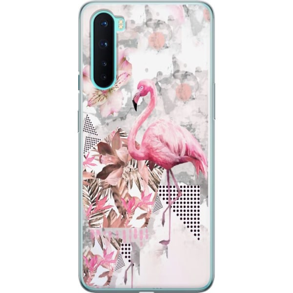 OnePlus Nord Cover / Mobilcover - Flamingo