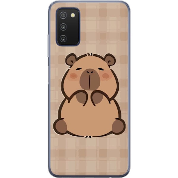 Samsung Galaxy A03s Genomskinligt Skal Mobilskal kawaii capybara flera figurer japansk stil