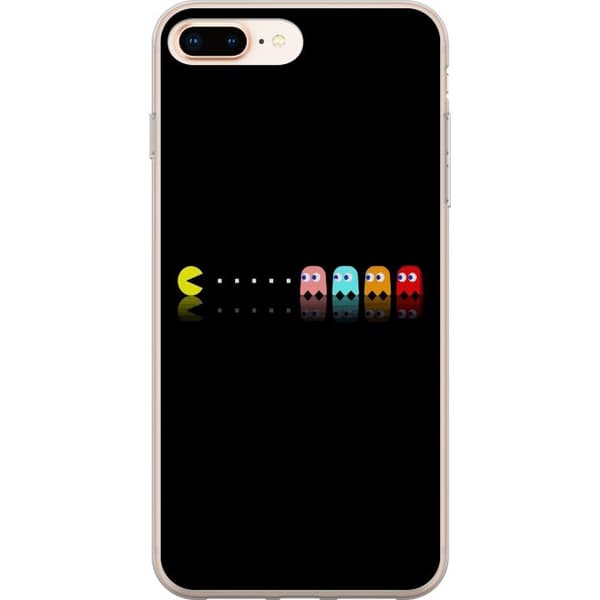 Kompatibelt Mobildeksel til Apple iPhone 8 Plus Retro spelkaraktärer rad