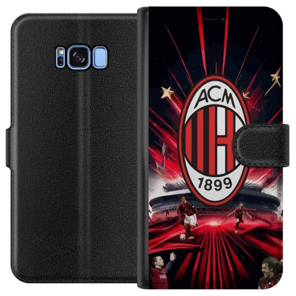 Kompatibelt Lommeboketui til Samsung Galaxy S8 AC Milan