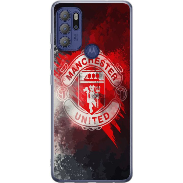 Motorola Moto G60S Gennemsigtig cover Manchester United