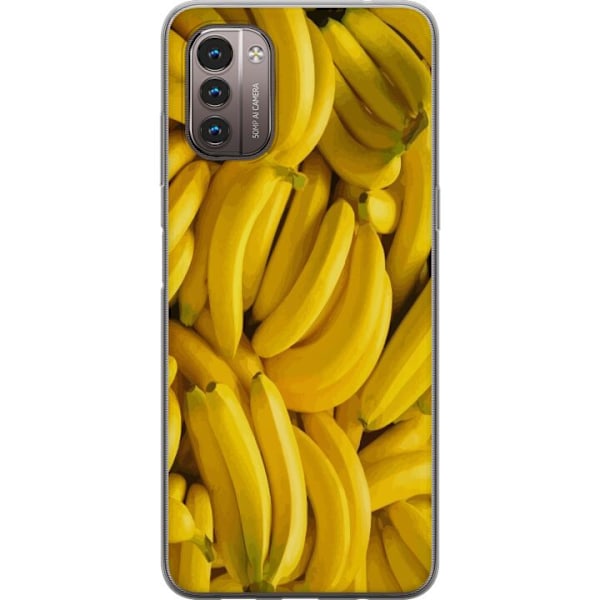 Nokia G21 Genomskinligt Skal Banana Pattern – lekfullt möns