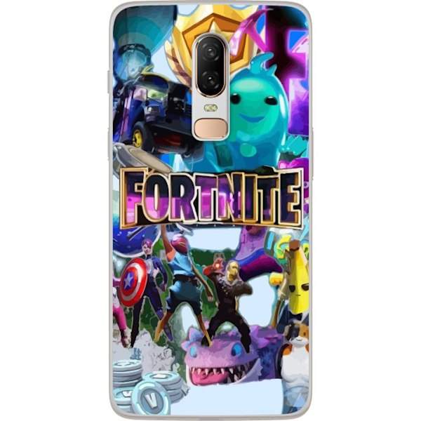 OnePlus 6 Gennemsigtig cover Fortnite