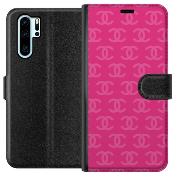 Kompatibelt Lommeboketui til Huawei P30 Pro CC Rosa