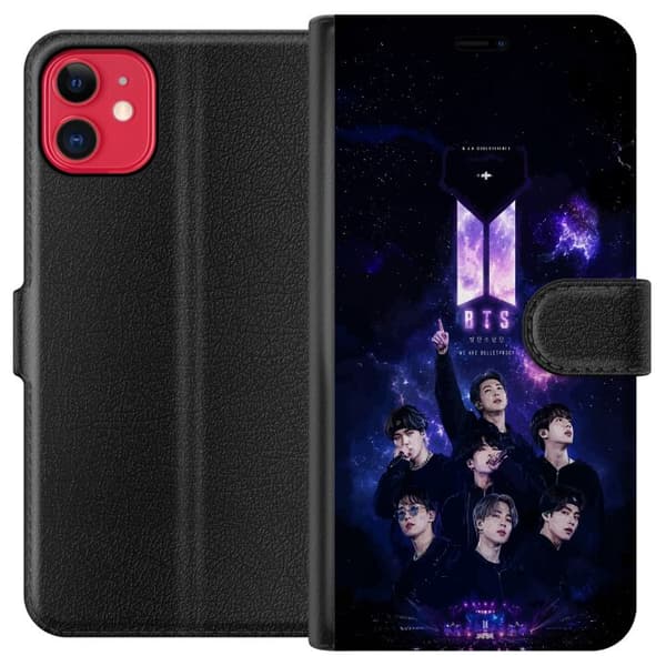 Kompatibelt Lommeboketui til Apple iPhone 11 BTS lila