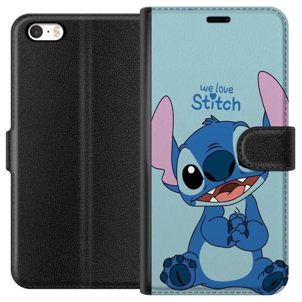 Kompatibelt Lommeboketui til Apple iPhone SE (2016) Elsker Stitch