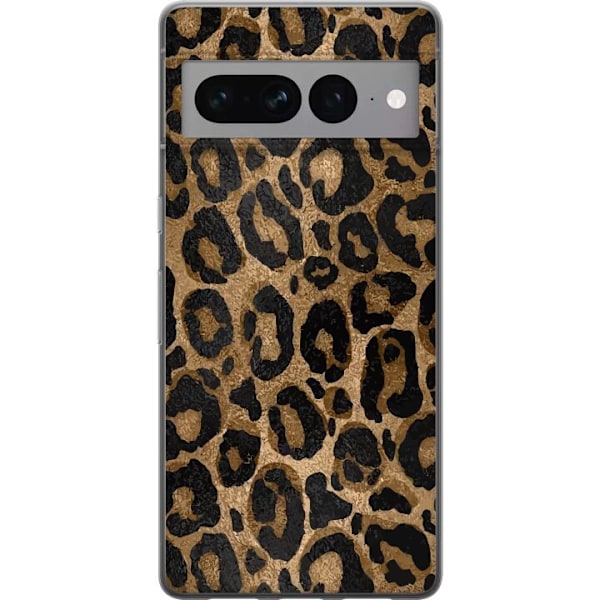 Google Pixel 7 Pro Gjennomsiktig deksel Leopard Luxe