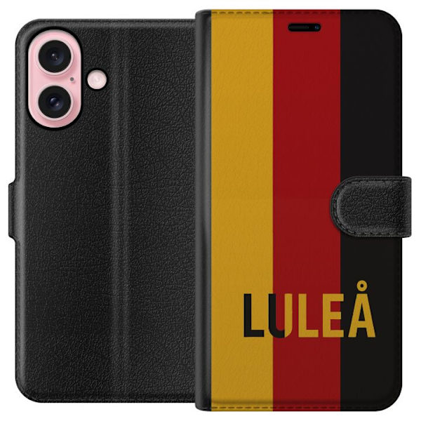 Kompatibel Tegnebogsetui til Apple iPhone 16 Luleå