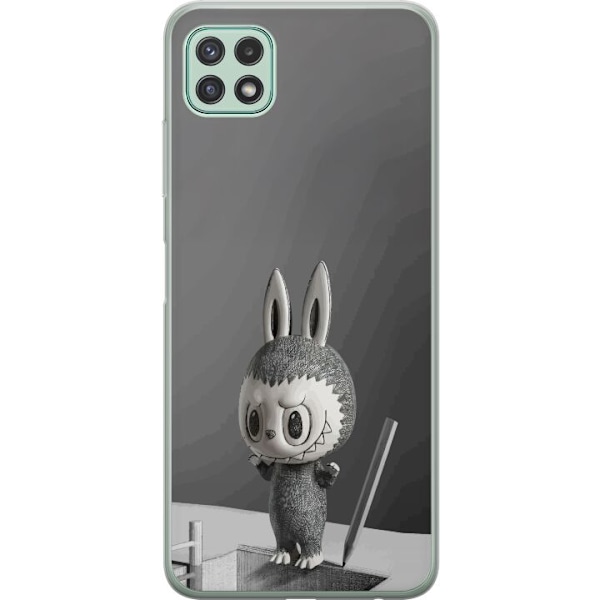 Samsung Galaxy A22 5G Läpinäkyvä kuori Pop Mart MEGA LABUBU