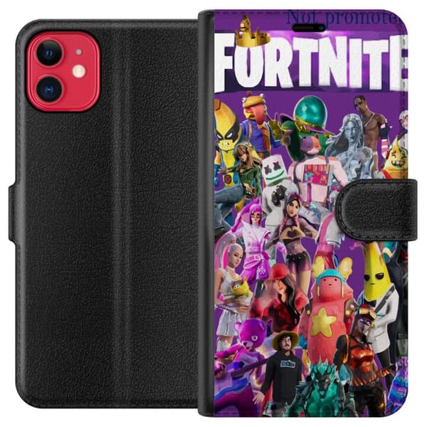 Kompatibel Tegnebogsetui til Apple iPhone 11 Fortnite