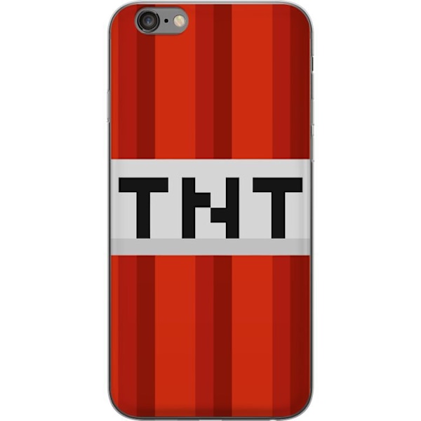 Apple iPhone 6 Plus Läpinäkyvä kuori Minecraft TNT