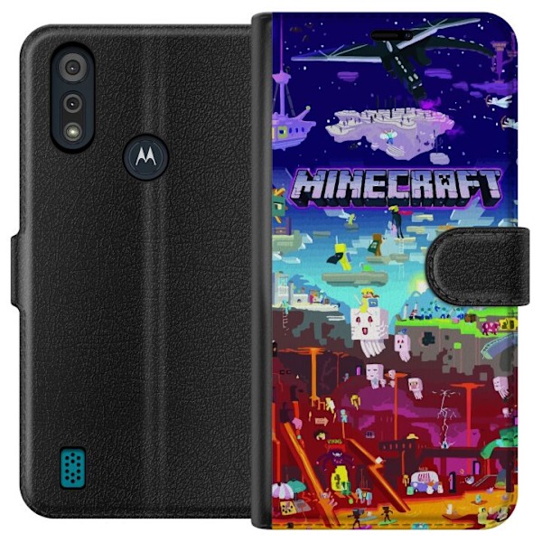 Motorola Moto E6i Lompakkokotelo Minecraft