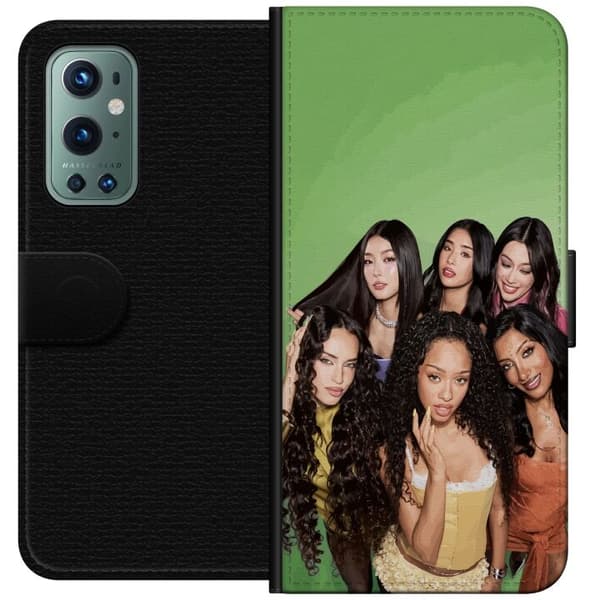 Kompatibel Tegnebogsetui til OnePlus 9 Pro KATSEYE grøn