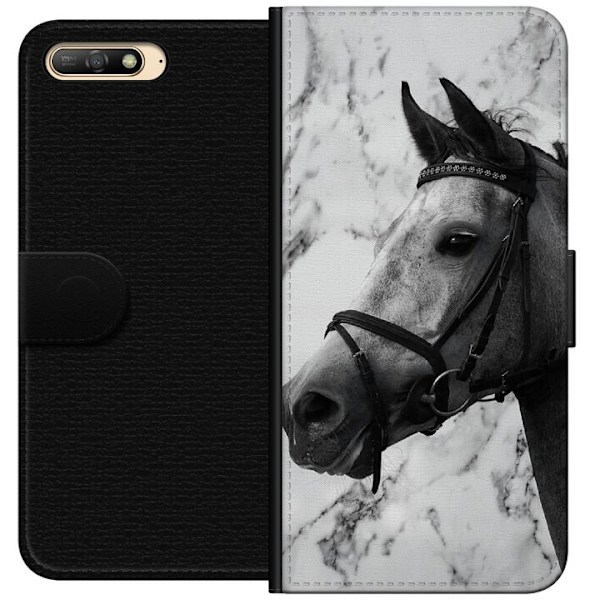 Huawei Y6 (2018) Tegnebogsetui Hest