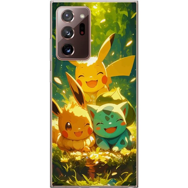 Samsung Galaxy Note20 Ultra Läpinäkyvä kuori Pixelmonster p