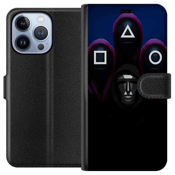 Apple iPhone 13 Pro Lompakkokotelo Squid Game Kausi 3 Uudet Ikoni Suosittu Sarja TV Motiivi Aasialainen Draama Trendikäs Graafinen Suunnittelu