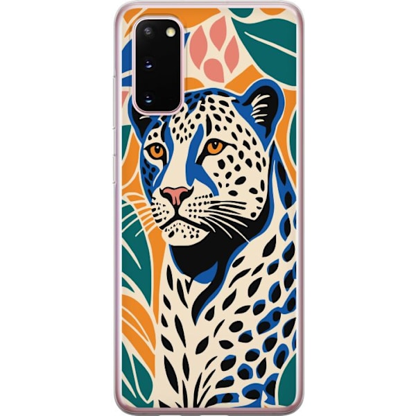 Samsung Galaxy S20 Gjennomsiktig deksel Majestetisk Leopard