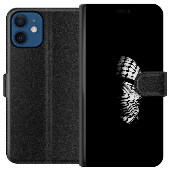 Apple iPhone 12  Lompakkokotelo Keffiyeh-kuviointi - klassinen