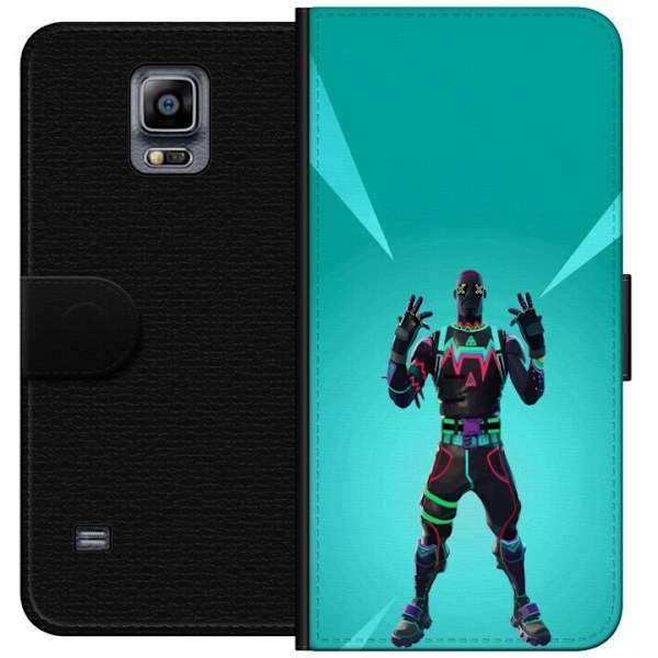 Samsung Galaxy Note 4 Lompakkokotelo musta ritari fortnite