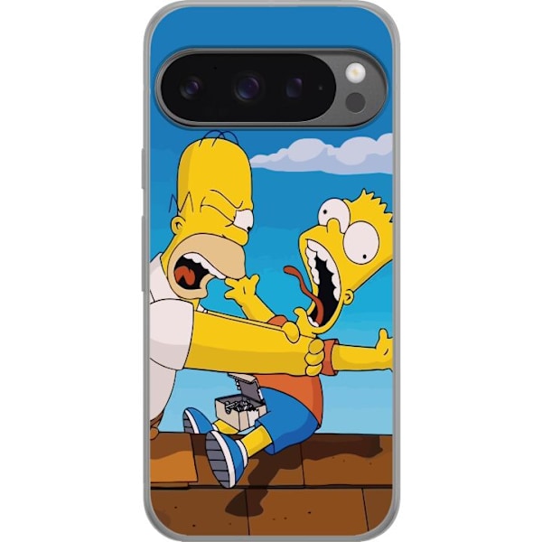 Google Pixel 9 Pro XL Gennemsigtig cover The Simpsons