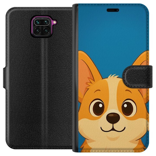 Xiaomi Redmi Note 9 Tegnebogsetui Hello Corgi