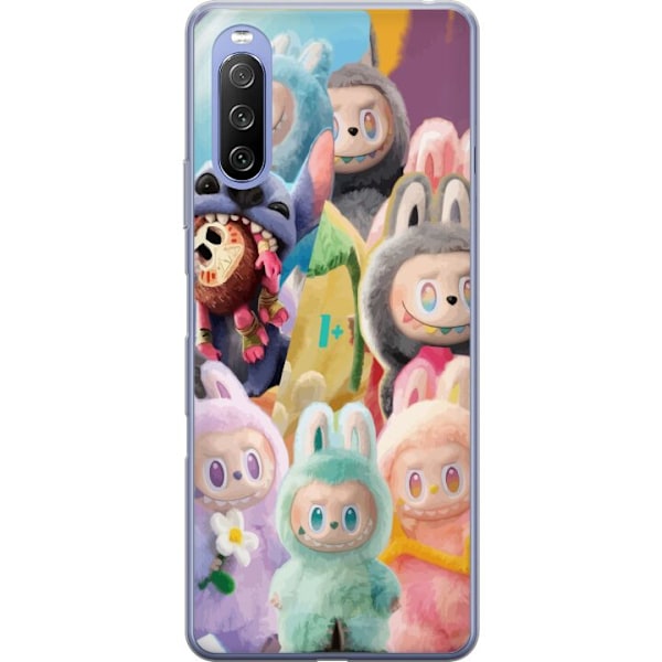 Sony Xperia 10 III Lite Läpinäkyvä kuori iso