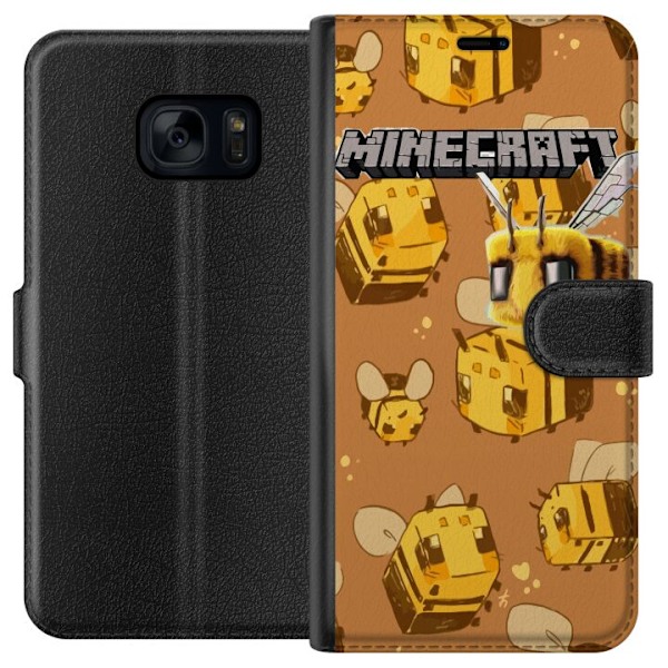 Samsung Galaxy S7 Lompakkokotelo Minecraft Bi