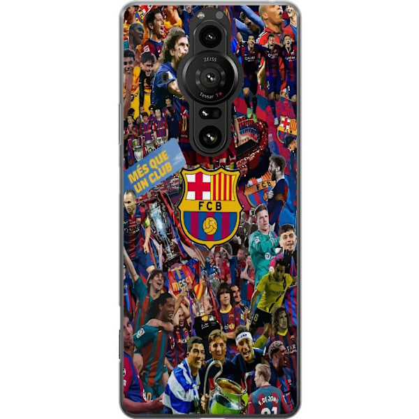 Sony Xperia Pro-I Läpinäkyvä kuori Rakastan FCB